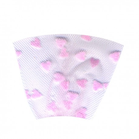 Stephanoise S3476 - TULLE FLOQUE COEUR 8 CMS