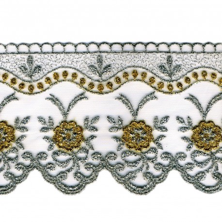 stephanoise S3525 - BRODERIE S/TULLE 120MM