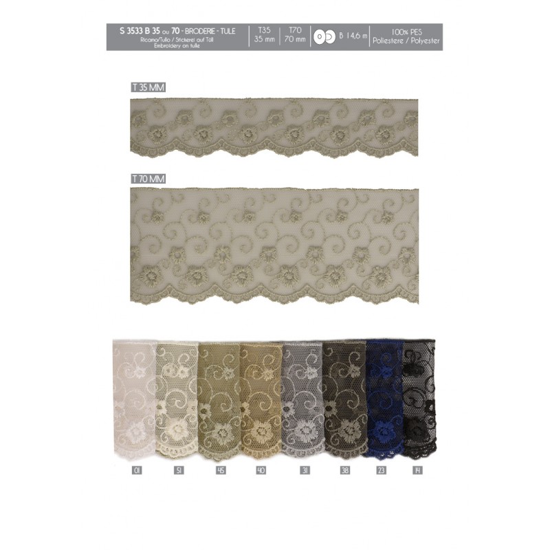 Stephanoise S3533 - BRODERIE/TULLE