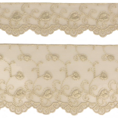 Stephanoise S3535 - BRODERIE/TULLE COEURS