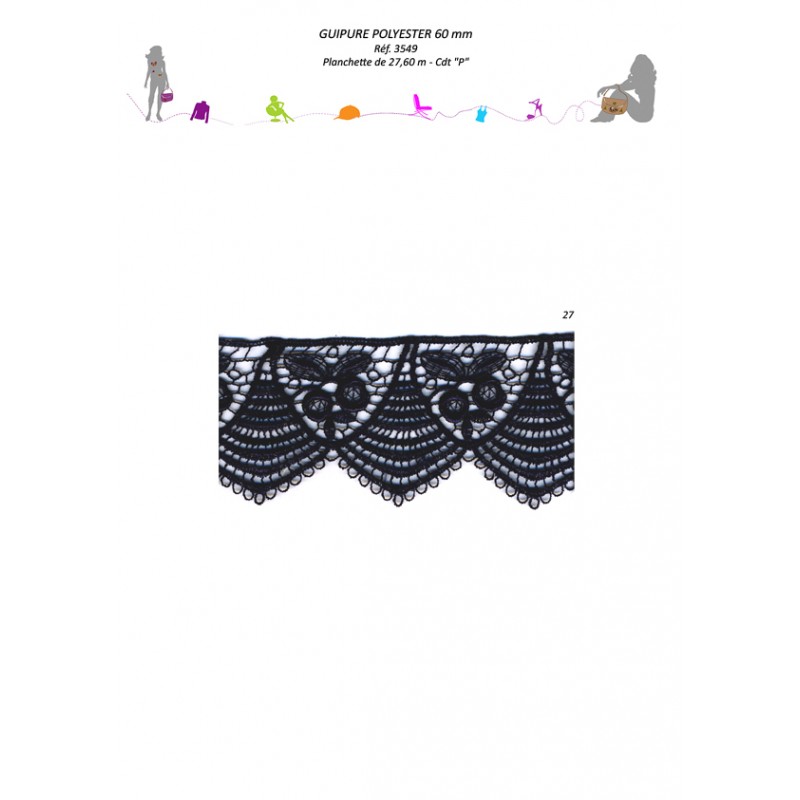 Stephanoise S3549 - GUIPURE POLYESTER