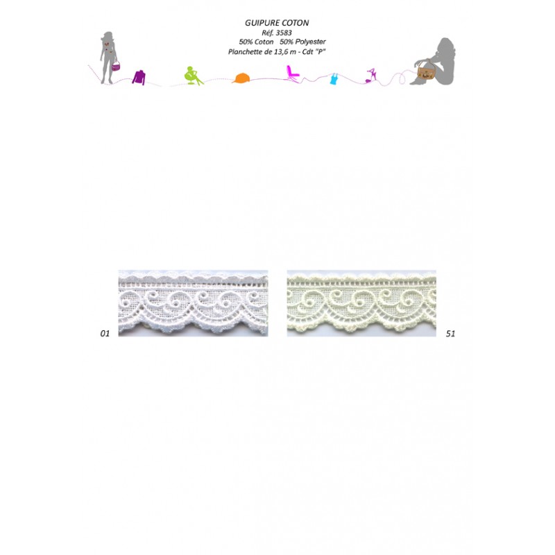Stephanoise S3583 - GUIPURE POLYCOTON