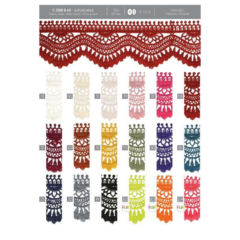 Stephanoise S3588 - GUIPURE VAGUE