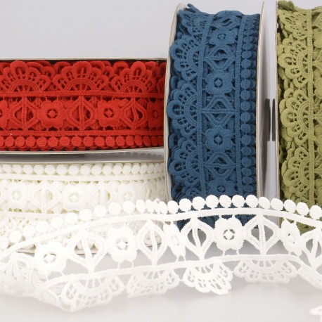 stephanoise S3589 - GUIPURE FLEUR/LOSANGE