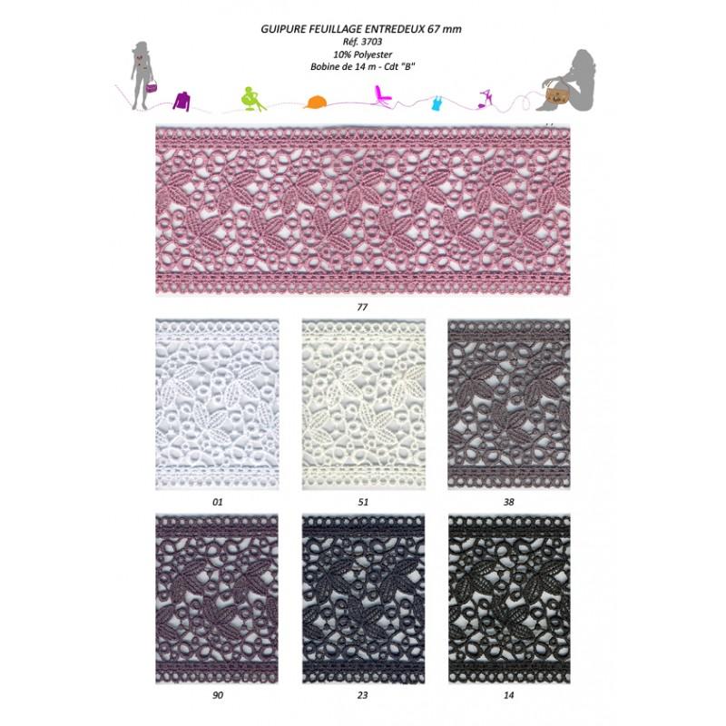 Stephanoise S3703 - GUIPURE FEUILLAGE