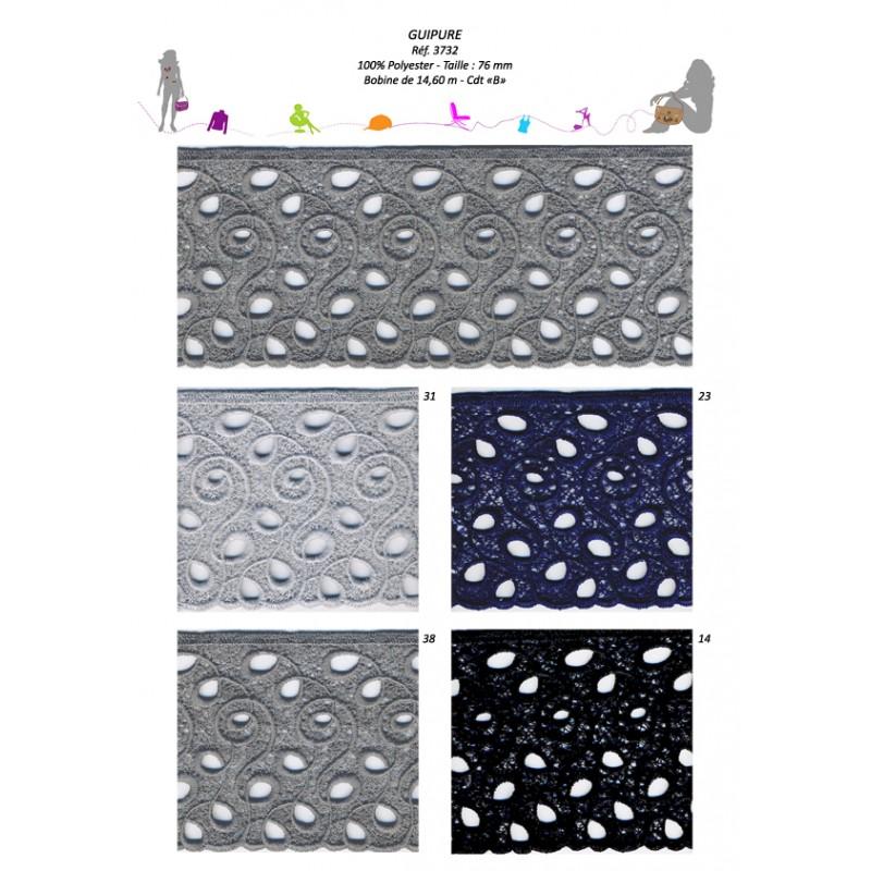 Stephanoise S3732 - GUIPURE 76 MM