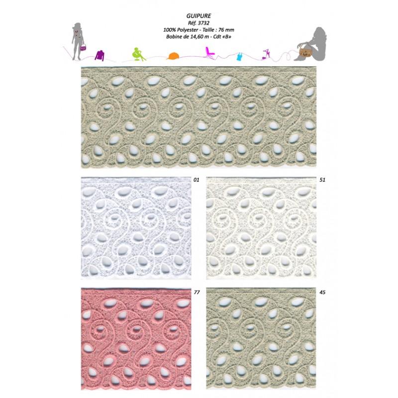 Stephanoise S3732 - GUIPURE 76 MM