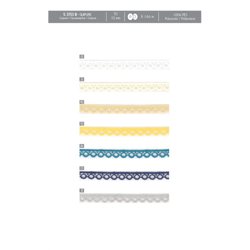 Stephanoise S3753 - GUIPURE 10MM