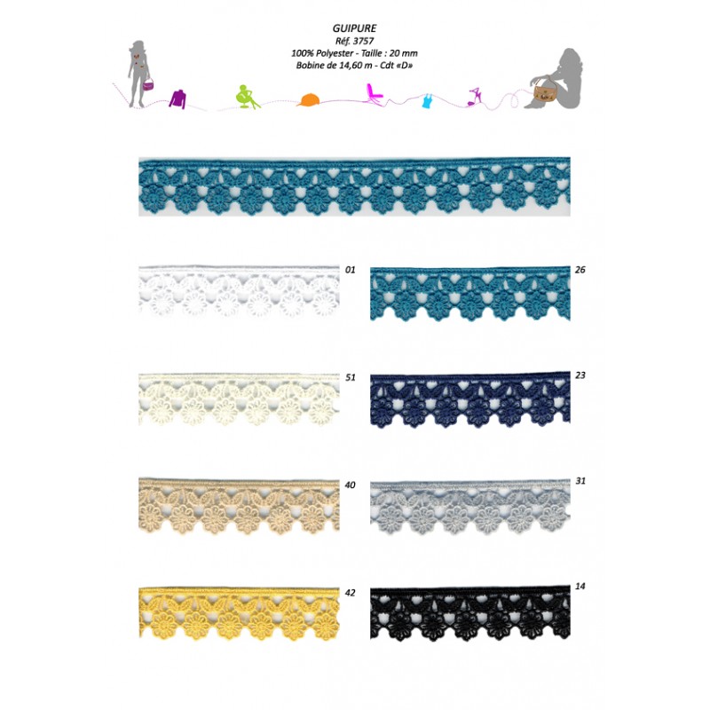 Stephanoise S3757 - GUIPURE 20MM
