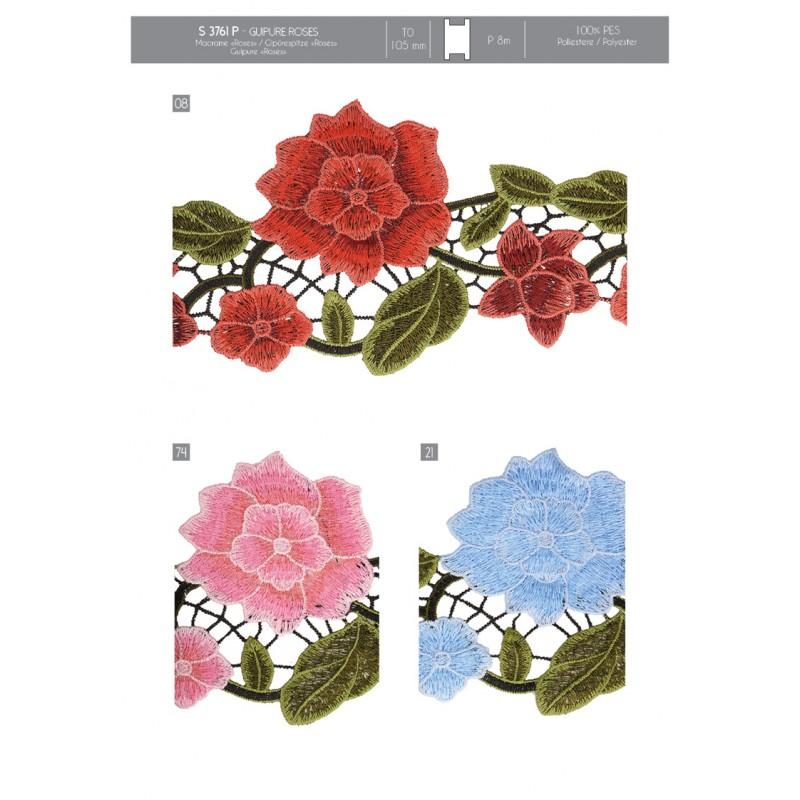 Stephanoise S3761 - GUIPURE"ROSES"