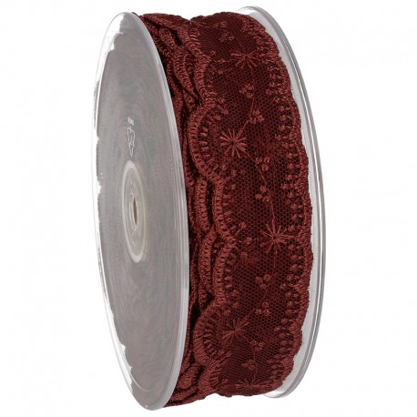 stephanoise S3811 - DENTELLE BRODEE SUR TULLE