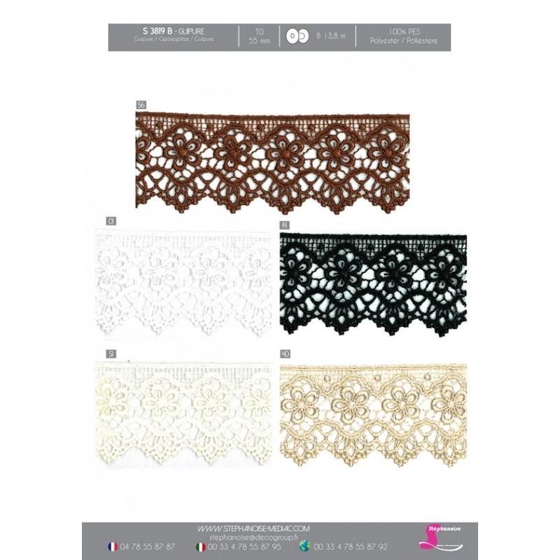 Stephanoise S3819 - GUIPURE 100 % POLYESTER