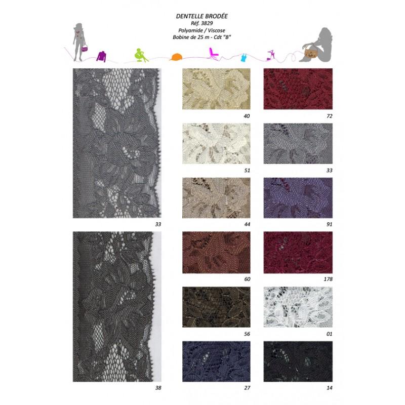 Stephanoise S3829 - DENTELLE BRODEE
