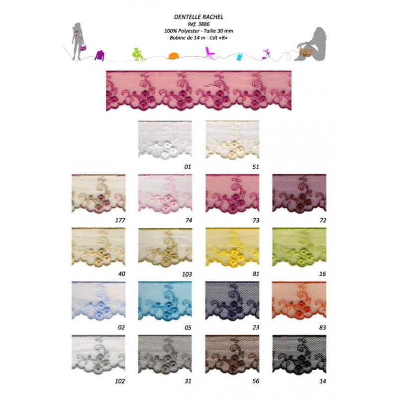 Stephanoise S3886 - DENTELLE RACHEL 30MM