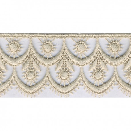 stephanoise S3893 - GUIPURE FLEURS 41MM