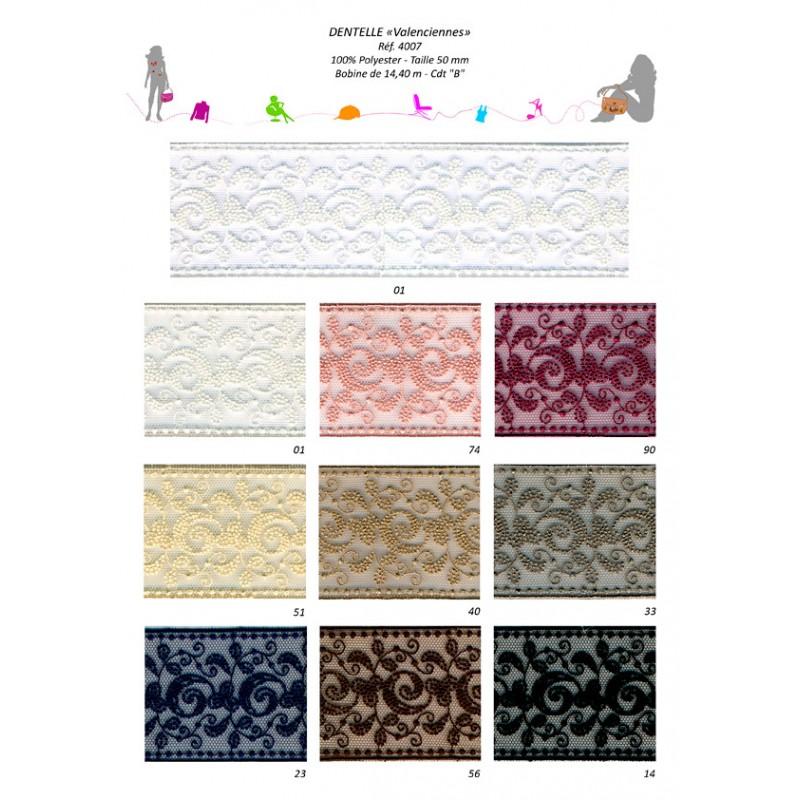 Stephanoise S4007 - DENTELLE "VALENCIENNES"