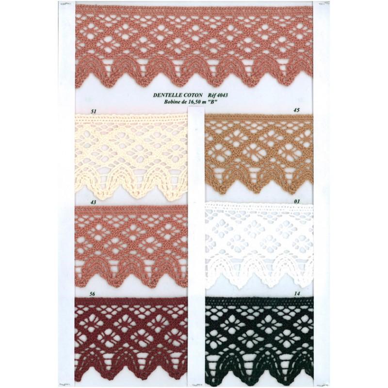 Stephanoise S4043 - DENTELLE 100 % COTON