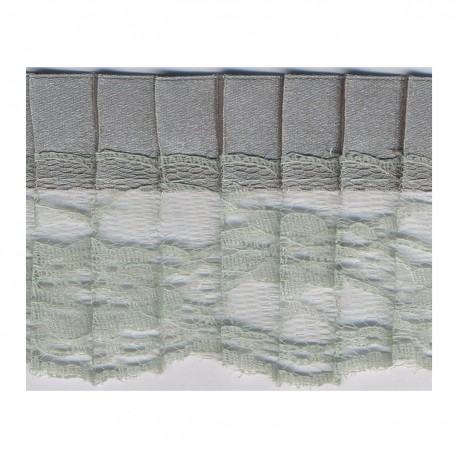 stephanoise S4076 - SATIN PLISSE/DENTELLE 70MM