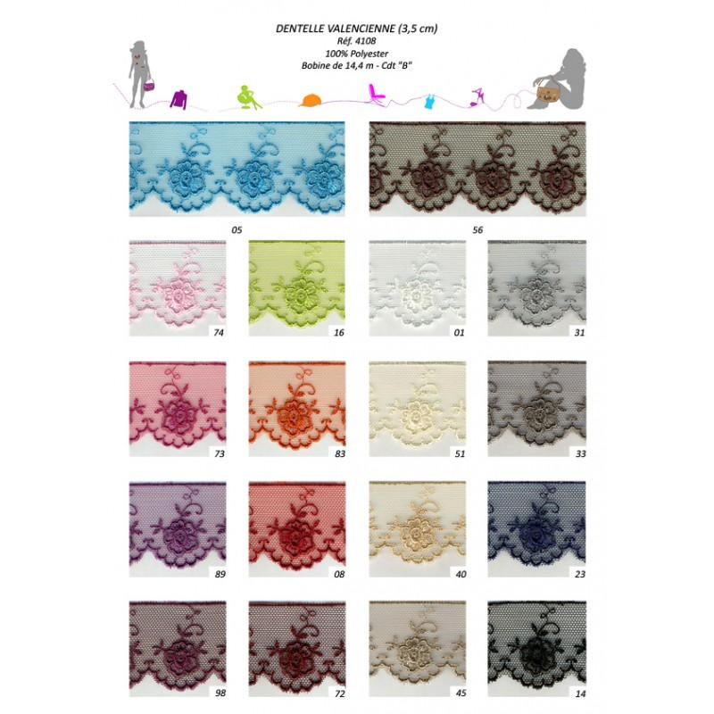 Stephanoise S4108 - DENTELLE VALENCIENNE 3 5
