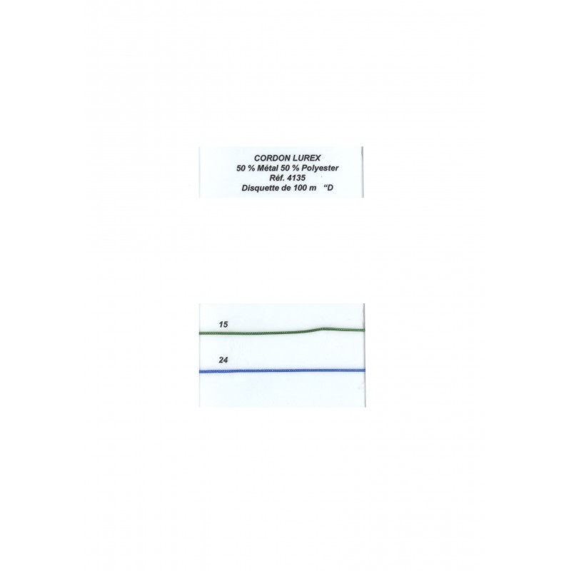 Stephanoise S4135 - PETIT CORDON METALLIQUE 1MM