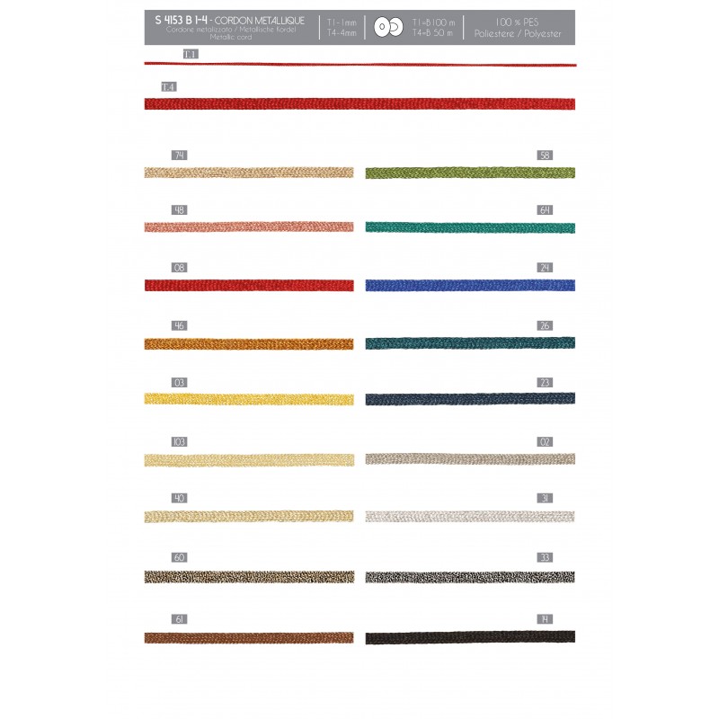 Stephanoise S4153 - CORDON METALLIQUE