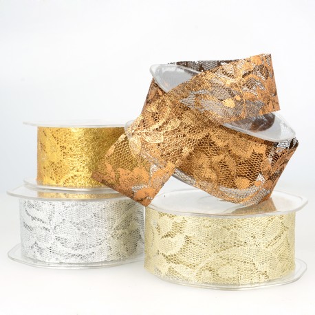 stephanoise S4204 - DENTELLE METAL FLEURS