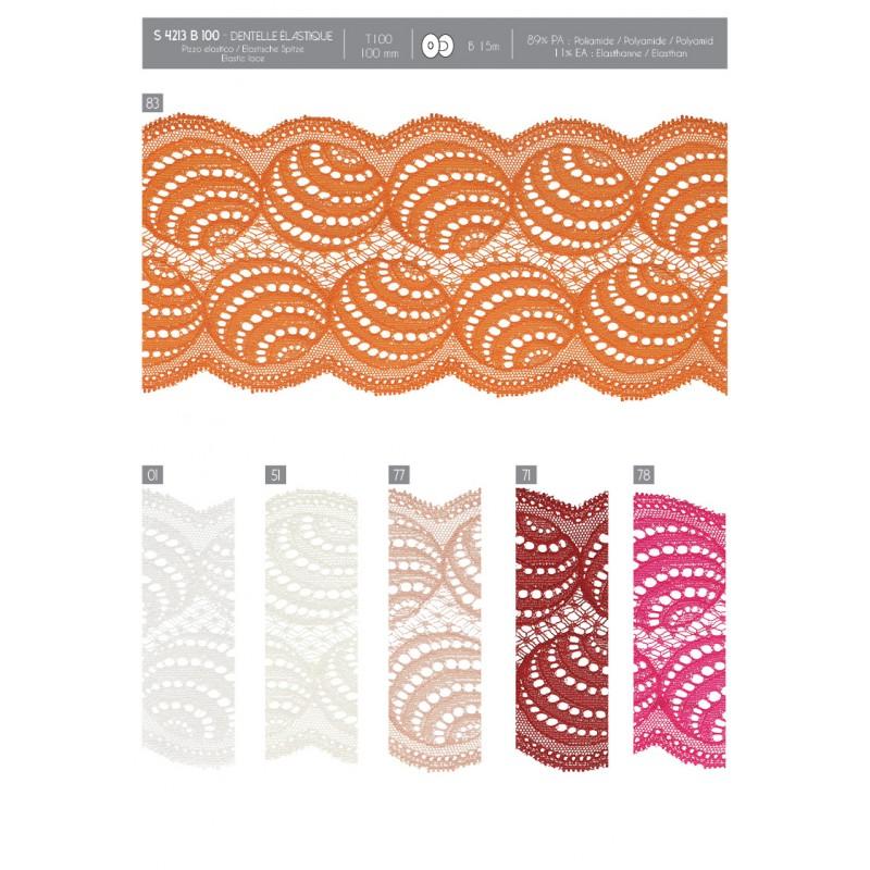 Stephanoise S4213 - DENTELLE RACHEL ELASTIQUE