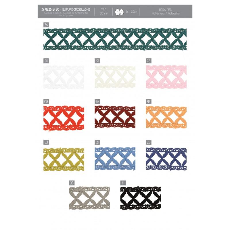 Stephanoise S4225 - GUIPURE CROISILLONS
