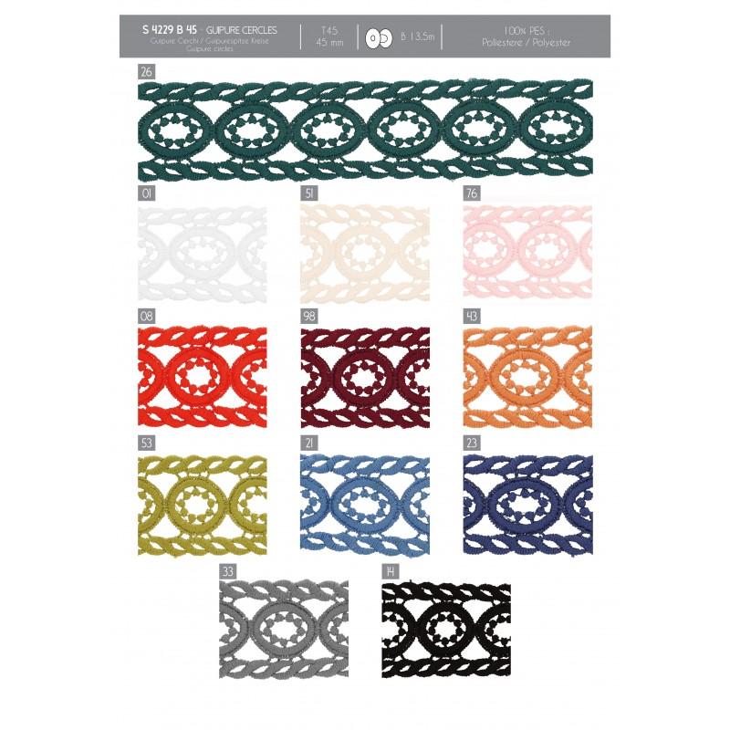 Stephanoise S4229 - GUIPURE CERCLES