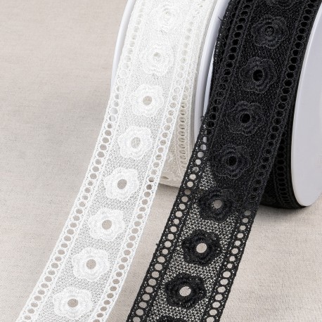 stephanoise S4251 - GUIPURE ENTRE DEUX FLEURS