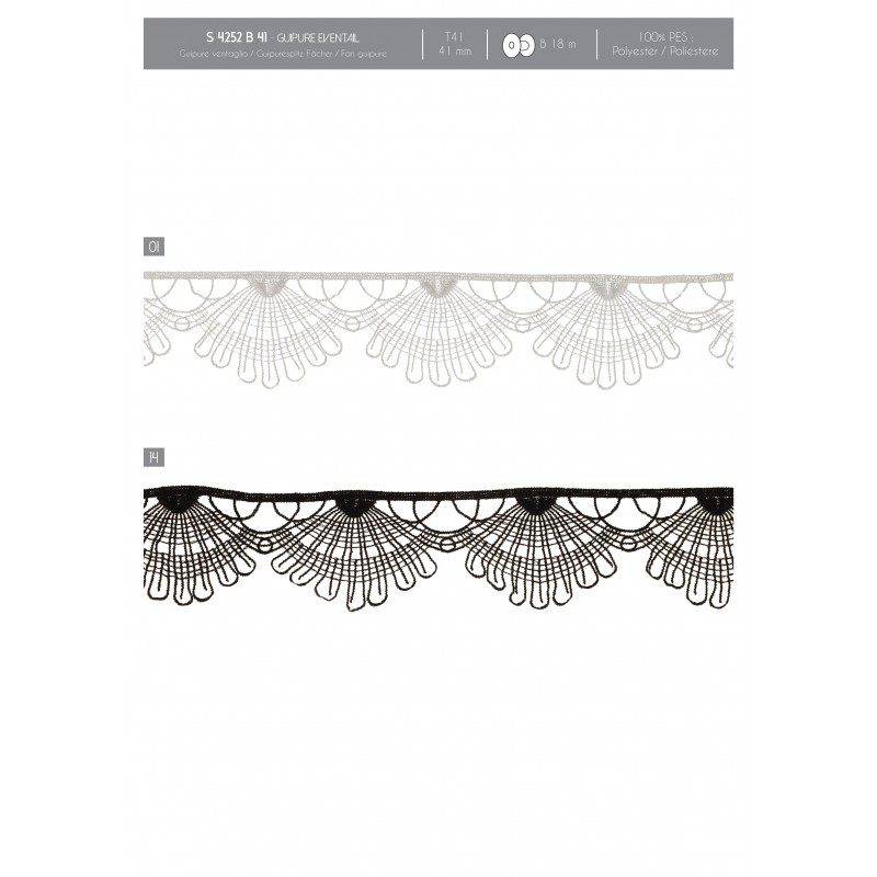Stephanoise S4252 - GUIPURE EVENTAIL