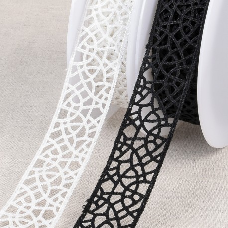 stephanoise S4256 - GUIPURE ENTRE DEUX MAILLAGE