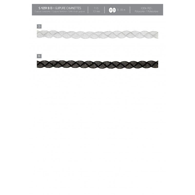 Stephanoise S4259 - GUIPURE CHAINETTE