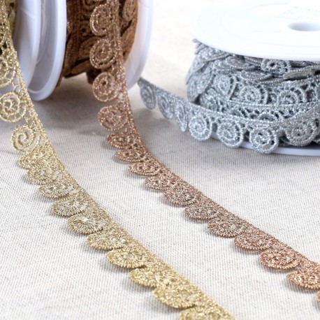 stephanoise S4263 - GUIPURE METALLIQUE SPIRALE