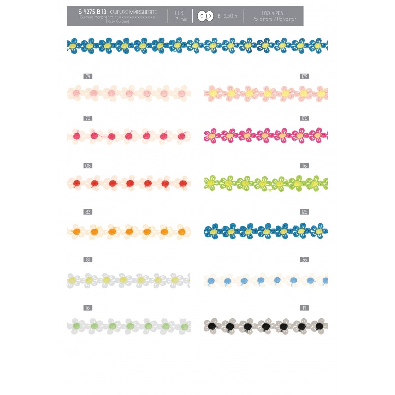 Stephanoise S4275 - GUIPURE MARGUERITE