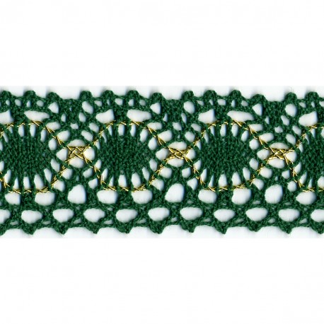 stephanoise S4310 - DENTELLE COTON/METALLIQUE