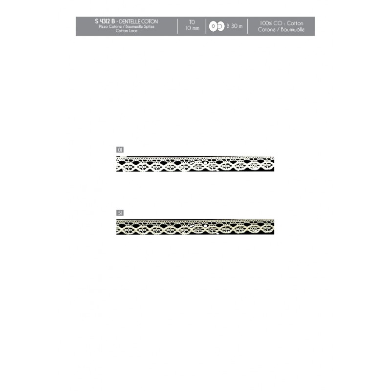 Stephanoise S4312 - DENTELLE COTON