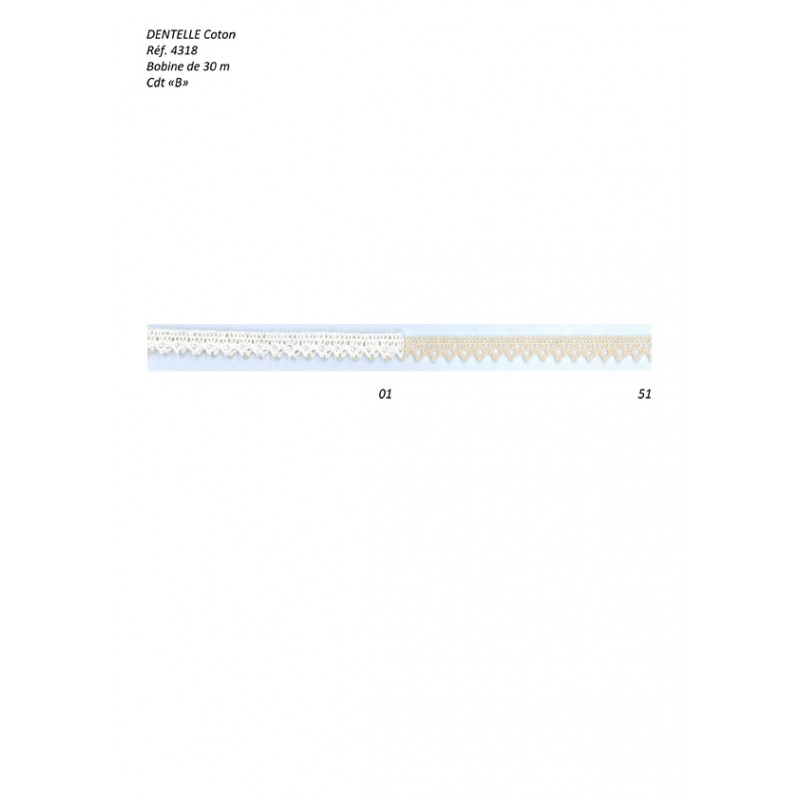 Stephanoise S4318 - DENTELLE COTON