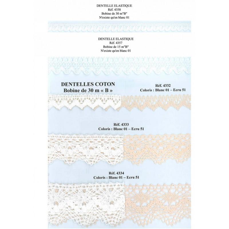 Stephanoise S4333 - DENTELLE COTON