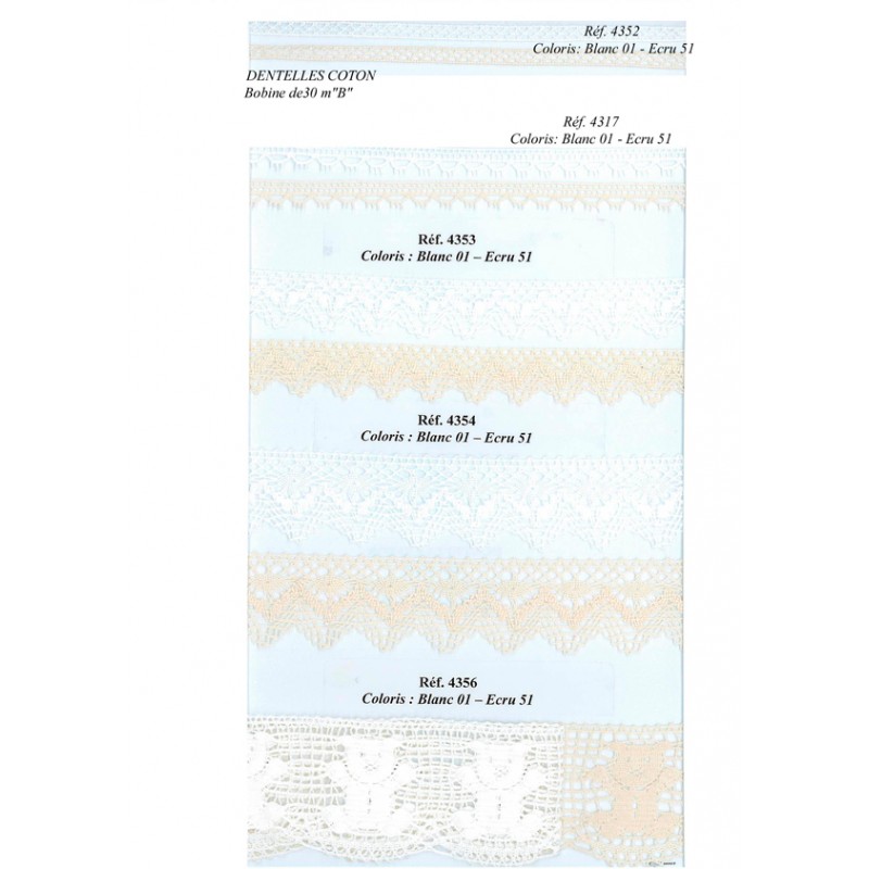 Stephanoise S4354 - DENTELLE COTON