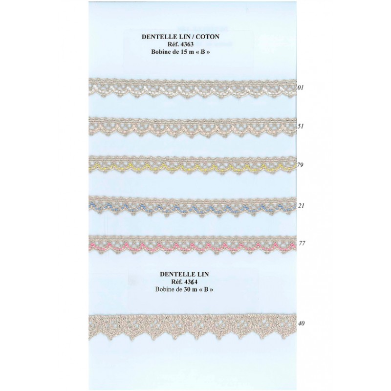 Stephanoise S4363 - DENTELLE LIN