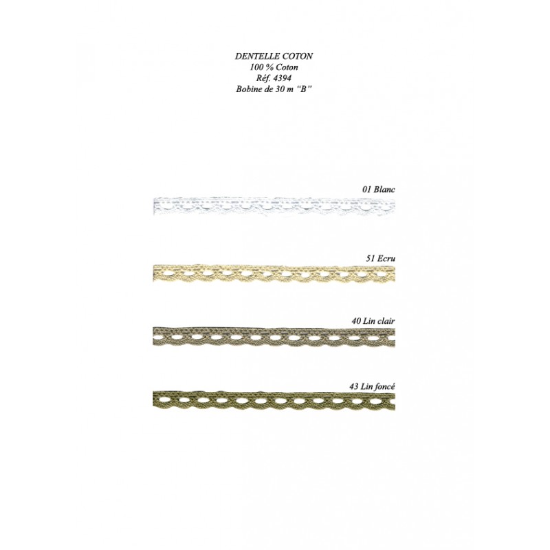 Stephanoise S4394 - DENTELLE COTON