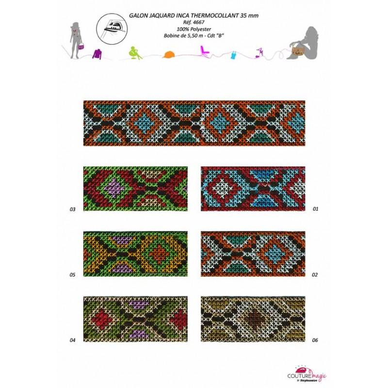 Stephanoise S4667 - JACQUARD INCA 35MM