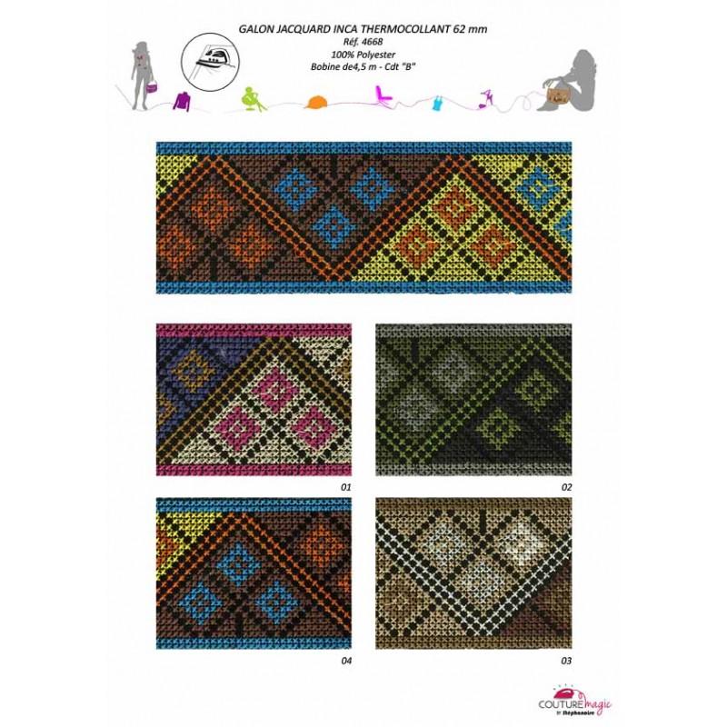 Stephanoise S4668 - JACQUARD INCA 62MM