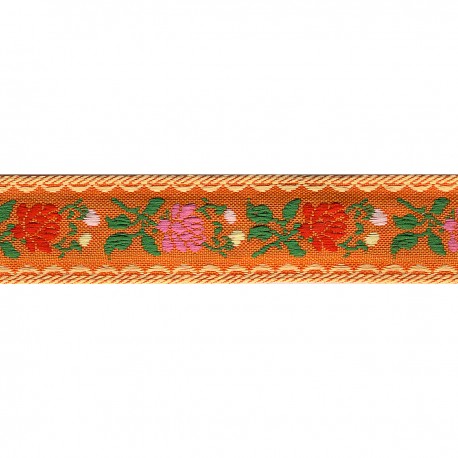 stephanoise S4673 - JACQUARD FLEURS 23MM