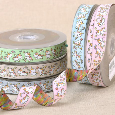 stephanoise S4677 - GALON JACQUARD LICORNES