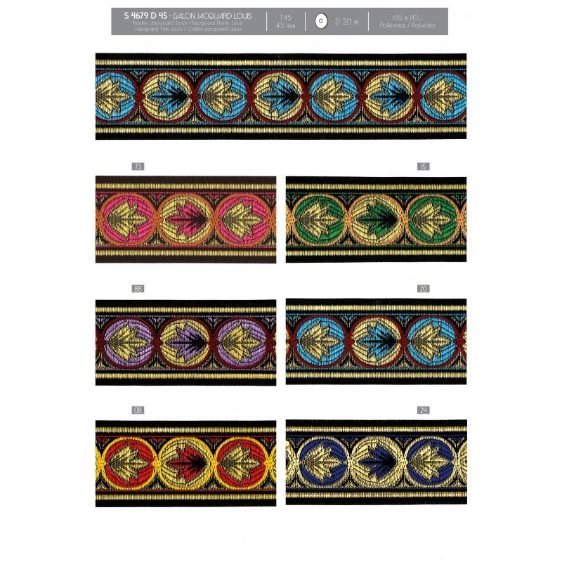 Stephanoise S4679 - GALON JACQUARD LOUIS