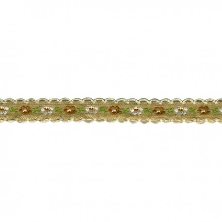 stephanoise S4723 - GALON FLEURS 10MM
