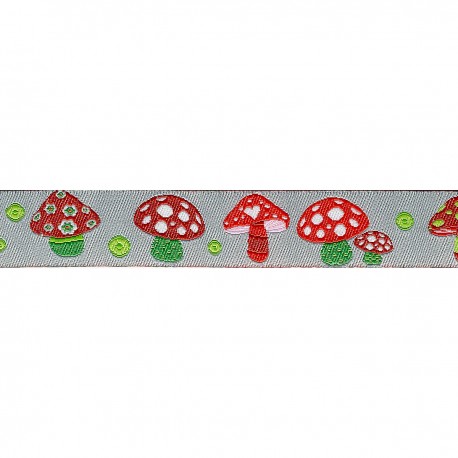 stephanoise S4759 - GALON JACQUARD CHAMPIGNONS