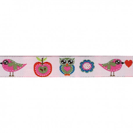 stephanoise S4763 - GALON JACQUARD OISEAUX